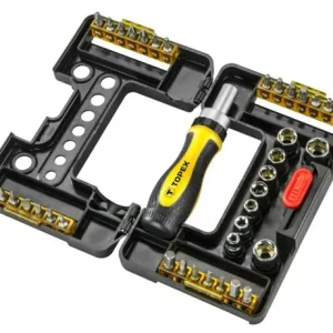 Tylko do końca tygodnia Końcówki wkrętakowe i nasadki z uchwytem, 38 szt.